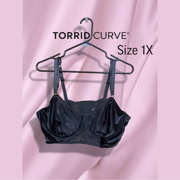 Torrid Curve Other - 💜 Torrid Curve 1X Velvet Lace Bra | Sultry Unlined | Luxe Fit
💜